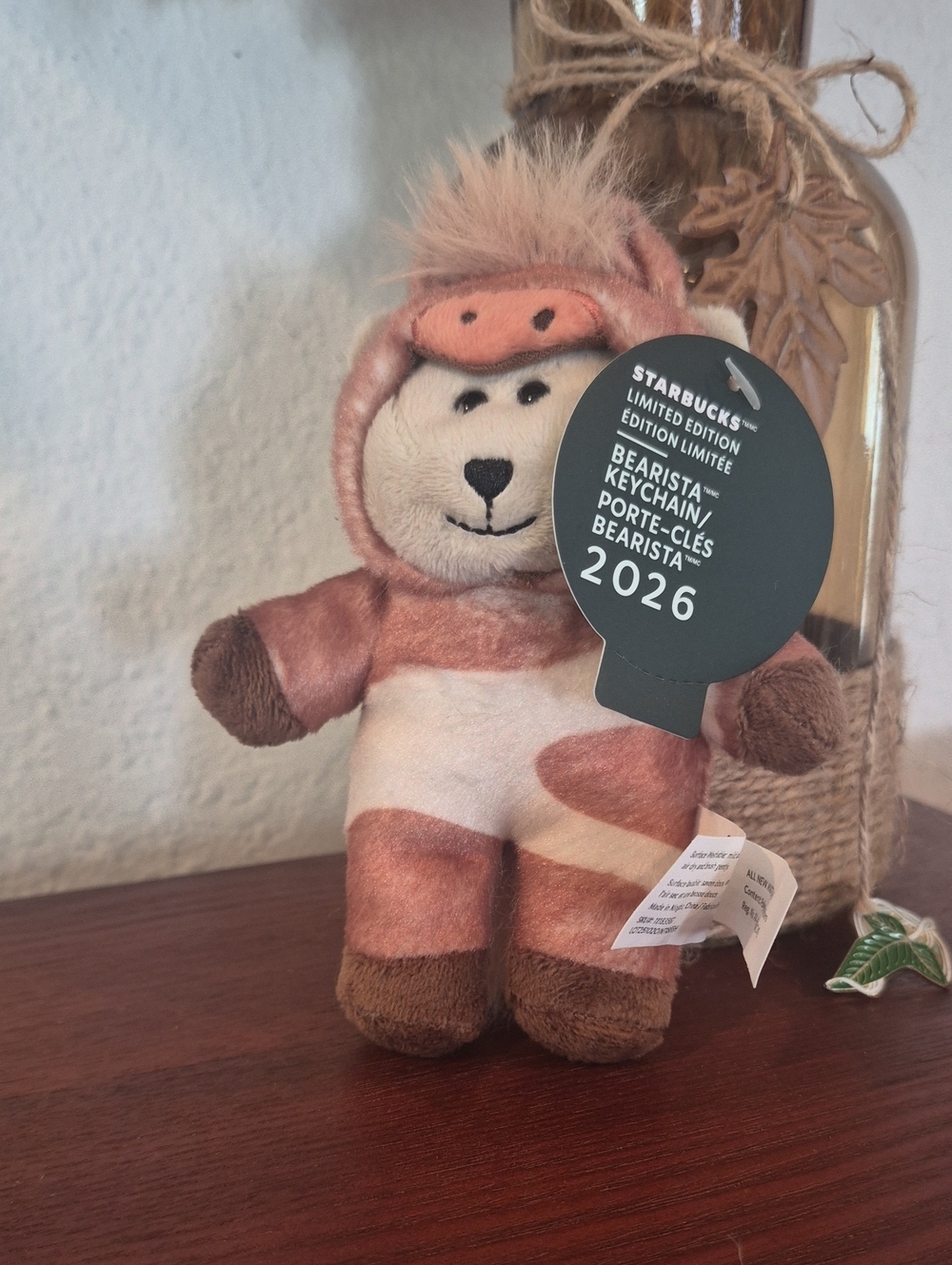 Starbucks 2026 Bearista Year Of The Horse Plush Keychain